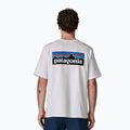 Men's Patagonia P-6 Logo Responsibili-Tee trekking t-shirt white 2