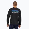 Men's Patagonia P-6 Logo Responsibili trekking longsleeve black 2