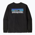 Men's Patagonia P-6 Logo Responsibili trekking longsleeve black 5