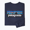 Men's Patagonia P-6 Logo Responsibili classic navy trekking longsleeve 6