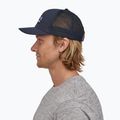 Patagonia P-6 Logo Truckerr navy bluer baseball cap 4