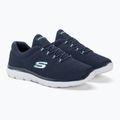 Women's training shoes SKECHERS Summits navy/light blue 4