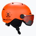 Children's ski helmet Salomon Grom Visor orange L40836900 4