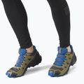 Men's Salomon Speedcross 5 GTX green-blue trail shoes L41612400 9
