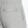 Men's Nike Sportswear Club Fleece dark grey heather/matte silver/white trousers 4