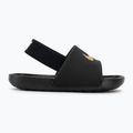 Children's slides Nike Kawa black/metallic gold 2