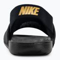 Children's slides Nike Kawa black/metallic gold 6