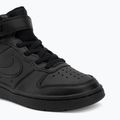 Children's shoes Nike Court Borough Mid 2 black/black/black 7