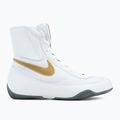 Nike Machomai white and gold boxing shoes 321819-170 2