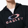 Men's Oakley Bark 2.0 Hoodie FZ black/american flag sweatshirt 6