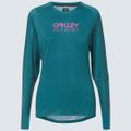 Oakley WMNS Factory Pilot LS women's cycling jersey green FOA500224