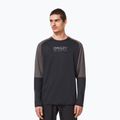 Oakley Factory Pilot Mtb LS II men's cycling jersey black/grey FOA404497