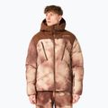 Men's Oakley TC Rykkinn brown clouds print snowboard jacket