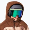 Men's Oakley TC Rykkinn brown clouds print snowboard jacket 11