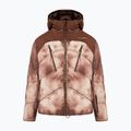 Men's Oakley TC Rykkinn brown clouds print snowboard jacket 17