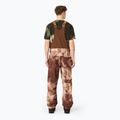 Men's Oakley TC Gunn RC Bib 3.0 brown clouds print snowboard trousers 3