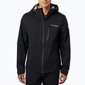 Columbia men's Titan Pass 2.5L Shell rain jacket black 1888941