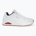 SKECHERS Uno Stand On Air men's shoes white/navy/red 2