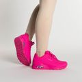 SKECHERS women's shoes Uno Night Shades hot pink 2