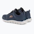 SKECHERS Track Knockhill men's training shoes navy/orange 4