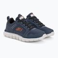 SKECHERS Track Knockhill men's training shoes navy/orange 5