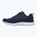 SKECHERS Track Knockhill men's training shoes navy/orange 3