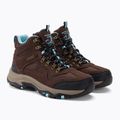 Women's trekking boots SKECHERS Trego Base Camp chocolate 4