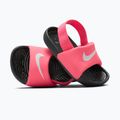 Children's slides Nike Kawa digital pink/black/white 8