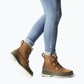 Women's trekking boots Sorel Torino II Wp Waxed Canvas velvet tan/olive green 2