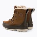 Women's trekking boots Sorel Torino II Wp Waxed Canvas velvet tan/olive green 4