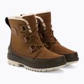Women's trekking boots Sorel Torino II Wp Waxed Canvas velvet tan/olive green 5