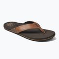 REEF Newport men's brown and black flip flops CI3754 9