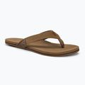 REEF men's Newport brown flip flops CI3753