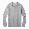 Women's thermal base layer sweatshirt Smartwool Merino 150 Baselayer Boxed light gray heather 4