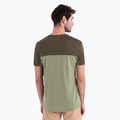 Men's Icebreaker Merino Cool-Lite Sphere III SS Tee Colour Block lichen/loden trekking t-shirt 3