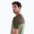 Men's Icebreaker Merino Cool-Lite Sphere III SS Tee Colour Block lichen/loden trekking t-shirt 4