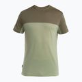Men's Icebreaker Merino Cool-Lite Sphere III SS Tee Colour Block lichen/loden trekking t-shirt 7