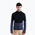 Men's Icebreaker Merino 200 Realfleece™ Descender trekking sweatshirt black/graphite/cb