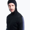 Men's Icebreaker Merino 200 Realfleece™ Descender trekking sweatshirt black/graphite/cb 4