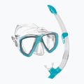 Mares Combo Trygon aqua/white/clear snorkel kit