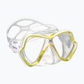 Mares X-Vision diving mask clear yellow 411053 6