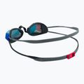 Zoggs Diamond Titanium grey/black/mirror red swimming goggles 461090 4