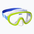 Mares Combo Jelly lime/blue/clear children's snorkel kit 2