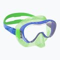 Mares Brave Junior Tt blue / lime children's snorkel mask