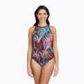 Women's one-piece swimsuit Zoggs Maya Hi Crossback maya print 3
