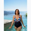 Women's one-piece swimsuit Zoggs Seamarine Panel Crossback 6
