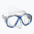Snorkelling set Mares Tapu blue reflex/clear 2