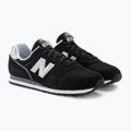 New Balance men's ML373V2 black/white sneakers 4