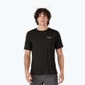 Men's Patagonia Cap Cool Merino Blend Graphic Shirt heritage header/black