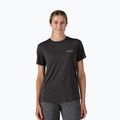 Women's Patagonia Cap Cool Merino Blend Graphic Shirt heritage header/black